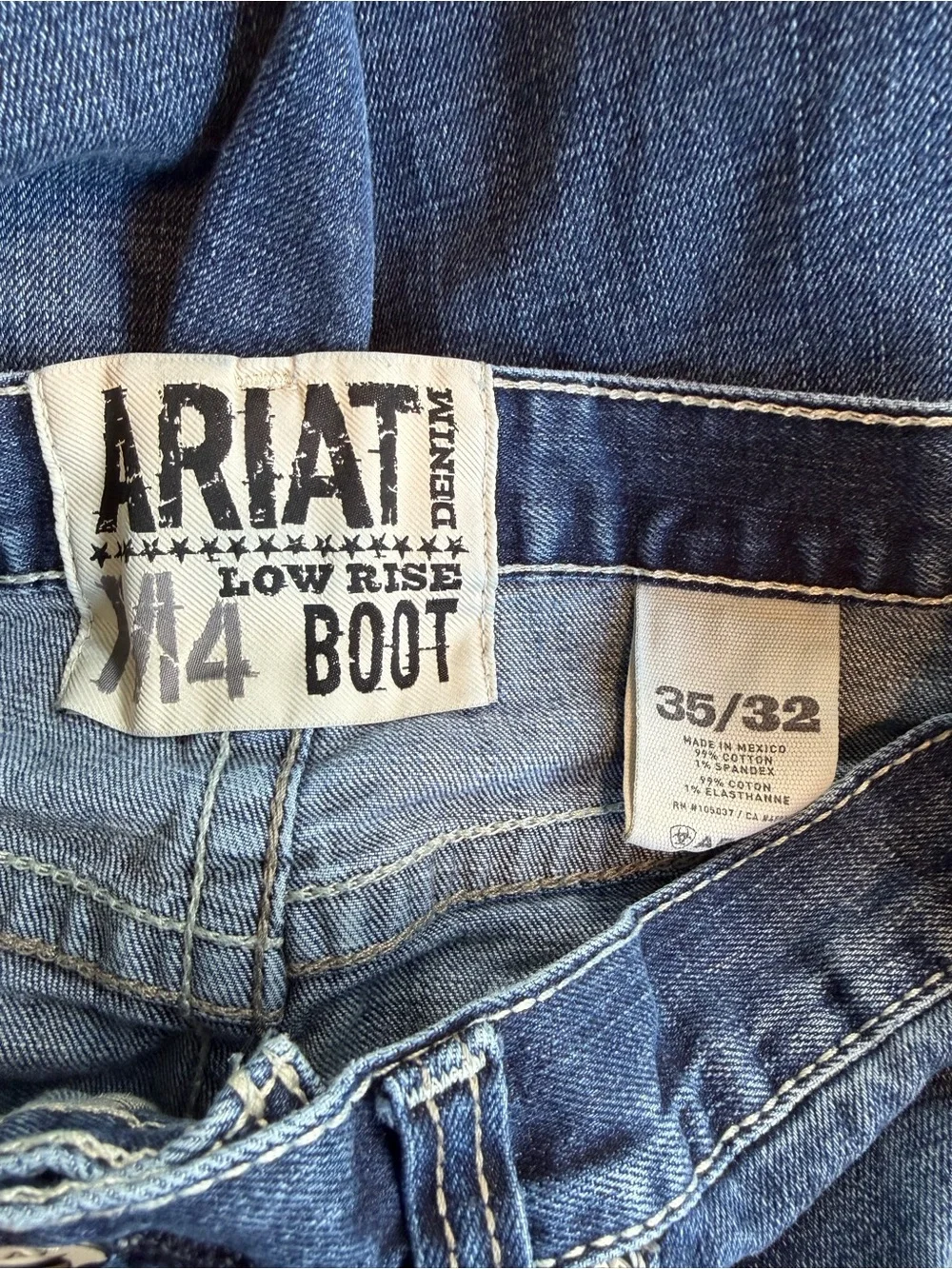 Ariat M4 Low Rise Bootcut Adkins Jeans 35x32